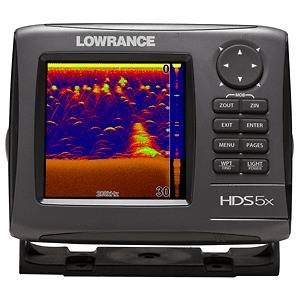LOWRANCE HDS 5X Fishfinder GEN2 w/ Transducer FISH FINDER (click to 