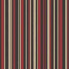 TULIPA RED BLACK & GOLD STRIPE TEXTURED VINYL WALLPAPER FD30559 BY 