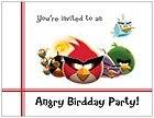 20 ANGRY BIRDS Birthday PARTY INVITATIONS Post Cards POSTCARDS
