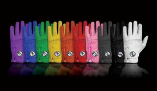 colored golf gloves in Men