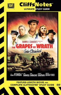The Grapes Of Wrath Cliff Notes Ed. Henry Fonda John Ford John 