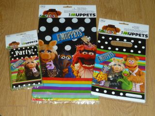 The muppets animal kermit miss piggy birthday party plates napkins