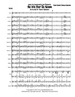   Du Schon   Big Band Jazz Vocal Chart   Benny Goodman   Score+Parts