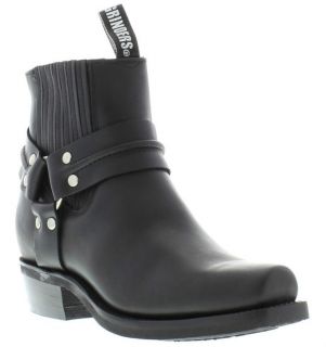 Grinders Boots Genuine Renegade Lo Cowboy Boot Black Mens Sizes UK 7 