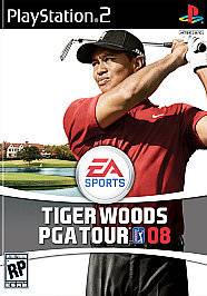 Tiger Woods PGA Tour 08 COMPLETE WORKS PERFECT PS2  (Sony 