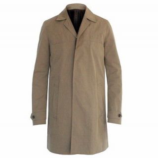 GUCCI $1850 tan carcoat trench coat jacket 36/46/XS beige SS10 leather 