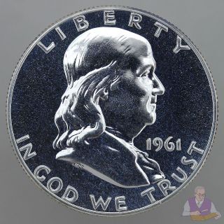 1961 Franklin Half Dollar Gem Silver Proof US Coin