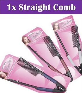 Hair Straightening Comb Hairdressing Clip Type Tension Straightener 