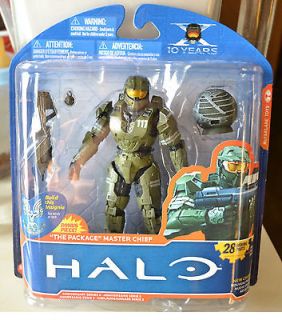 HALO 10TH ANNIVERSARY SERIES 2   MASTER CHIEF THE PACKAGE FIGURE NEW 