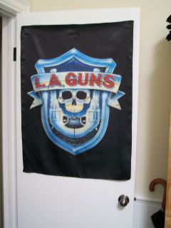 Guns   Tapestry Silk Wall Hanger (Official L.A.Guns Banner)