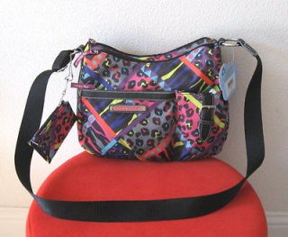 NWT Lily Bloom Recycled Crossbody or Shoulder Bag W Coin Purse Multi 