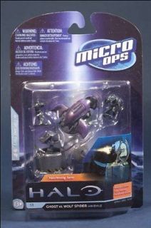   2012 McFarlane Toys Halo Micro Ops Ghost & Wolf Spider Action Figures