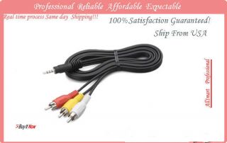   5mm Audio Video AV Cable Cord For Sony HandyCam Camcorder DCR Series
