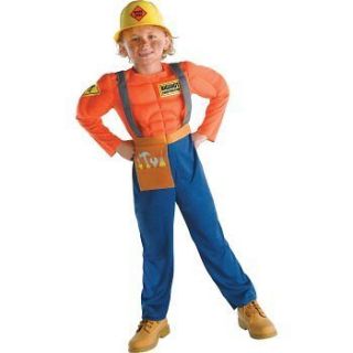  Suits Toddler Muscle Construction Worker Costume 3T 4T Belt Hard Hat