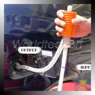   Practical Simple Manual Hand Siphon Liquid Car Water Oil Transfer Pump