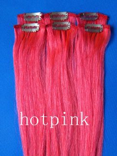 hot pink hair extensions in Womens Hair Extensions