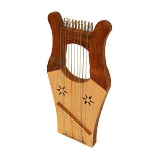 Mid East 10 String Ash Mini King Davids Kinnor Harp BLEMISHED