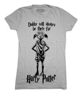 Harry Potter Dobby House Elf Movie Juniors Babydoll T Shirt Tee