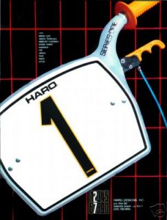 haro number plate in BMX Old School Bike Parts