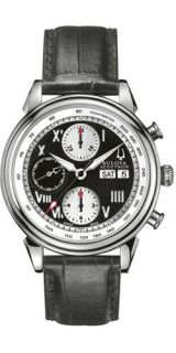 Mens Bulova Accutron 63C011 Valjoux 7750 Swiss Automatic Watch