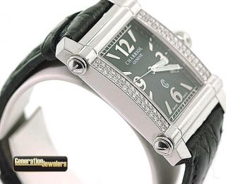 Philippe Charriol Mens Columbus Diamond Watch in Stainless Steel 