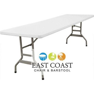 CLEARANCE New 8 Foot Commercial Lightweight Plastic Folding Table