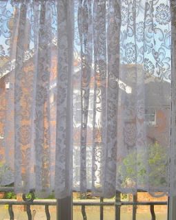 NET CURTAINS   WHITE/CREAM   Single nets various designs and sizes