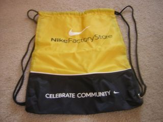NIKE FACTORY STORE Lightweight Backpack Tote Bag