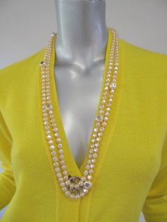 Fabulous* Chanel CC Pearl Single Strand Necklace