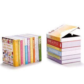   Design Book Stand Deco Cardboard GIFT IDEA Home Office Library