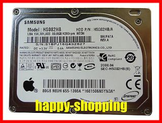 Samsung 80GB HS082HB/A Internal Hard Disk Drive APPLE MACBOOK AIR 2008 