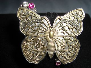 Newly listed Mars & Valentine HUGE Butterfly RING ~ Sterling Silver