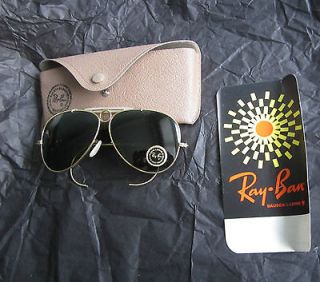 Authentic retro Ray Ban Shooter sunglasses original B&L case original 