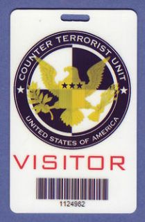 24 CTU Jack Bauer Replica Novelty TV Prop PVC ID Card