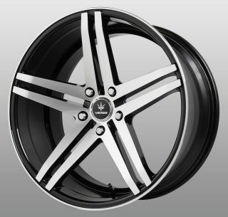   Black Wheels Rims Staggered 5x112 Mercedes SL 500 550 600 SL 55