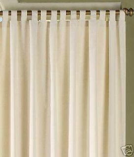 3PR New Thermal Insulated Tab Top Drapes 80X84 Natural 