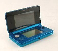 Nintendo 3DS Handheld Video Game System   Aqua Blue