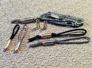 380 Auto Bullet Beadz Zipper Pulls, Lanyards, Beads made from Smith 