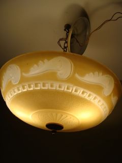 Antique Vintage Art Deco Victorian chandelier ceiling light fixture 