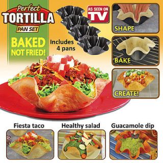 NEW As Seen On TV Perfect Tortilla Make your Own Crispy Taco Salad 