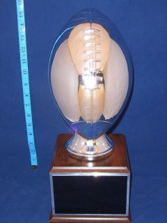   SILVER FANTASY FOOTBALL TROPHY  FREE ENGRAVING SHIPS IN 1 DAY