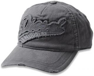 Diesel 2 Columbo Hat Cap Army Black Baseball Cap One Size BNWT 