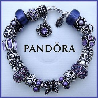 pandora bracelet purple in Charms & Charm Bracelets
