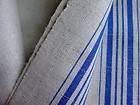 Vintage Mangle Cloth flax linen fabric yardage christmas tablecloth o 