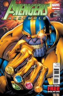 AVENGERS ASSEMBLE #7 NM THANOS COVER INFINITY GAUNTLET