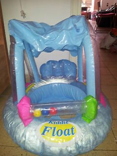 BABY FLOAT CHAIR WITH A BACK SUPPORT & SUN ROOF   GREAT FOR BABY 