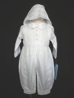 White Rompers 4 Baby Toddler Boy Christening Easter Baptism with 