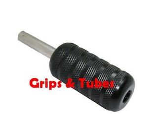   Quality Black Alloy Tattoo Machine Grips Tubes FOR Kit Supply Tools