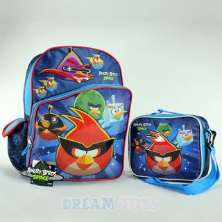   Birds Space Super Heroes 16 Large Backpack and Lunch Bag Set   Box