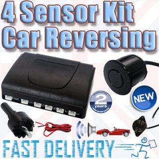Vehicle Car Van Truck Reversing Reverse Parking 4 Sensor Buzzer Alarm 